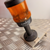 10-736.png WERMA 64081000 Amber Signal Beacon Warning Light IP65 Type12 Pole Mount