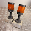 10-739.png WERMA 64081000 Amber Signal Beacon Warning Light IP65 Type12 Pole Mount