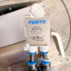Festo Pneumatic Gripper Assembly VFQF-LE-BAH-G18-Q6 w/ Sensors & Mount