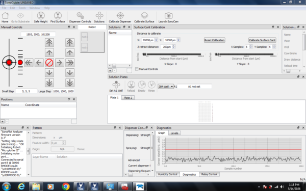 10-816.png SonoPlot GIX Microplotter II Precision Dispensing System w/ SonoGuide & FLIR Cam