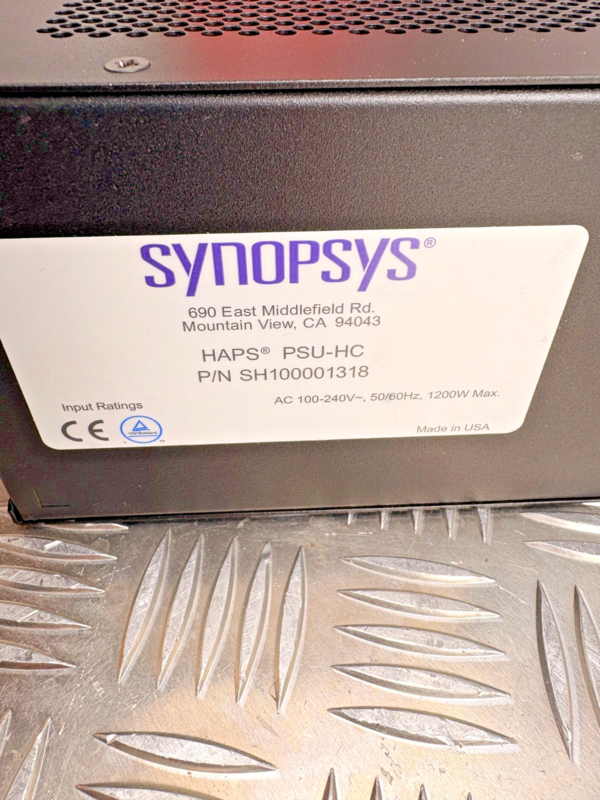 10-823.png Synopsys HAPS PSU-HC Power Supply 1200W 100-240V AC SH100001318 Open Box