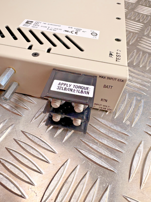 10-829.png ADC PowerWorx PWX-001RGCSS20PSDP Fuse Panel S20 -24/-48VDC 65A 20 Position Rack