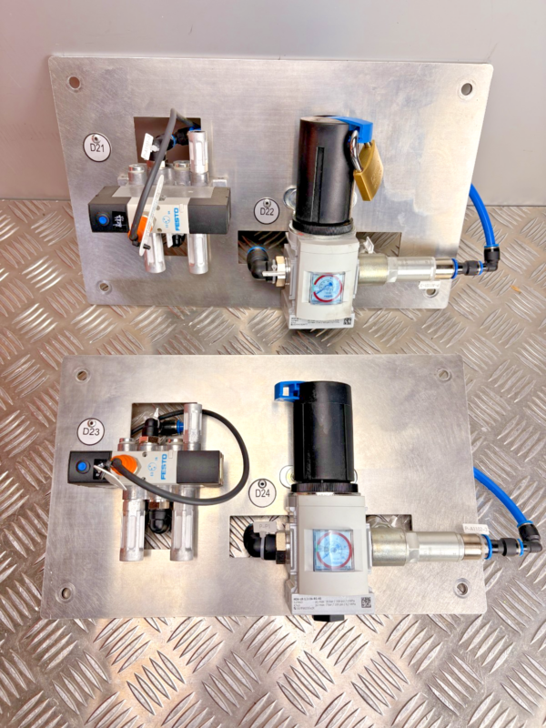 Festo MS6-LR-1/2-D6-RG-AS Pneumatic Air Regulator + Solenoid Valve Assembly Unit