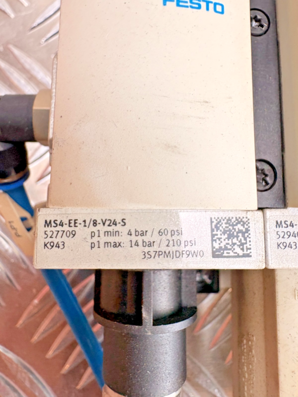 Festo MS4 Pneumatic Air Preparation Unit Filter Regulator Lubricator Assembly