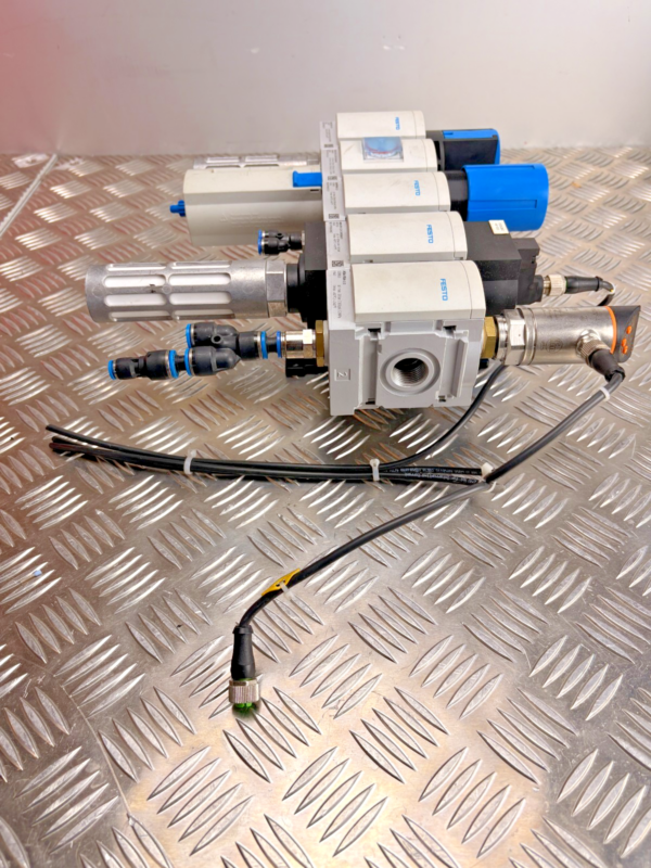 10-907.png Festo MS6 Pneumatic Air Preparation Unit Filter Regulator Sensor Assembly IFM PN