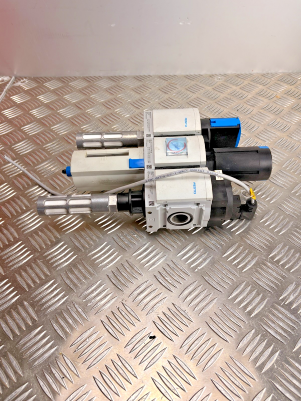 Festo MS6 Pneumatic Air Filter Regulator Soft Start Valve Assembly 1/2" 18 Bar